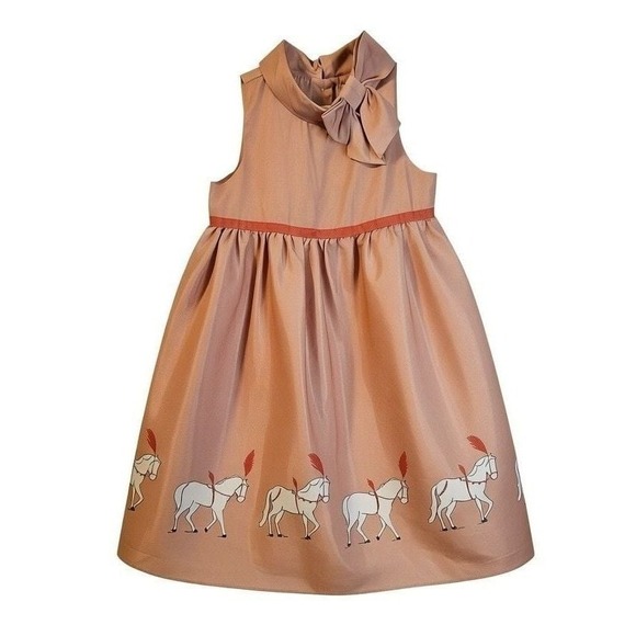 Janie and Jack Other - Janie and Jack Girls The Signature Equestrian Horse Print Dress, Size 2T